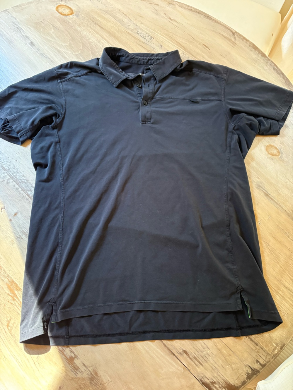 Arc'teryx Men's Black Polo Shirt
